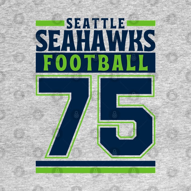 Seattle Seahawks 1975 American Football Edition 3 by Astronaut.co